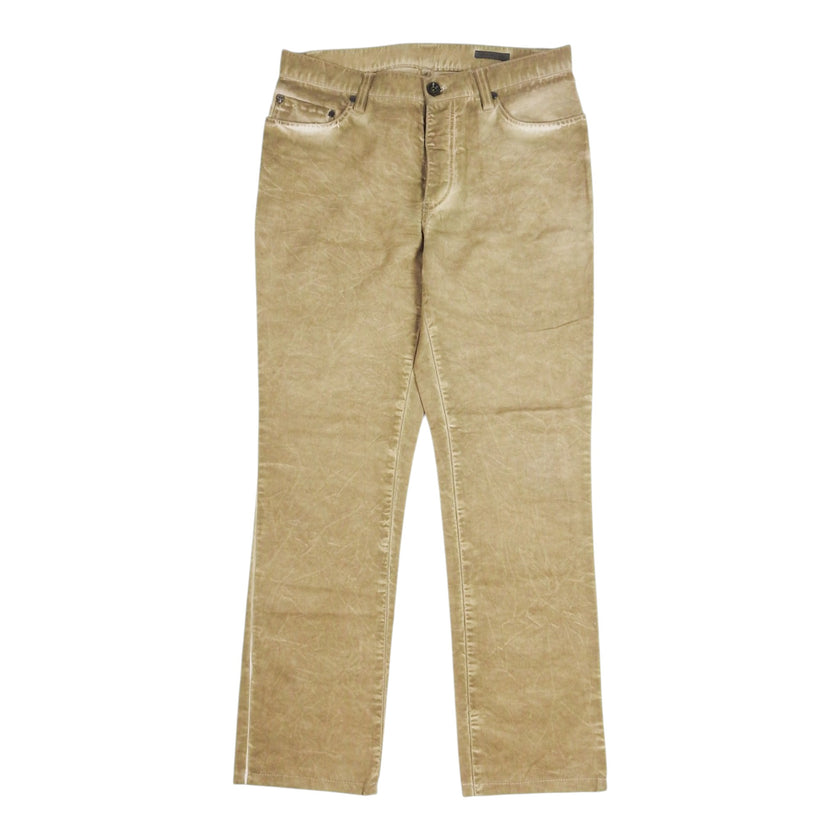 John Varvatos Brown Washed Trousers Size 30