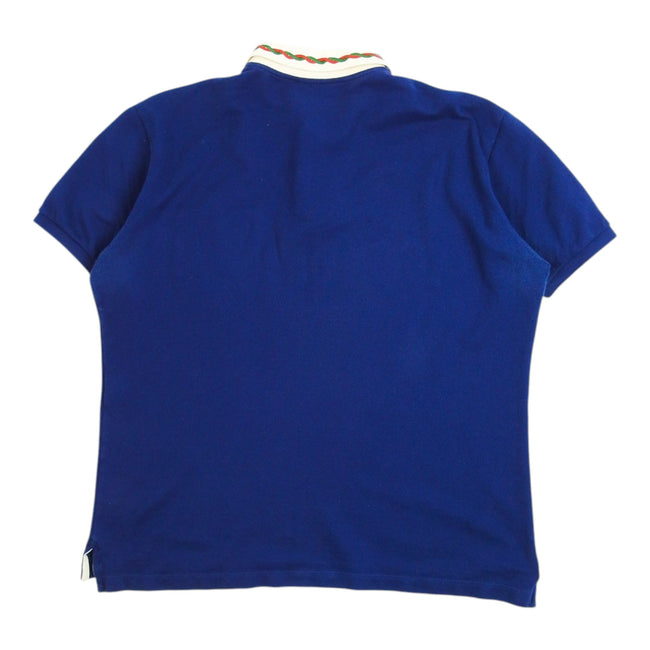 Gucci Blue SS Polo ShirtSize Large