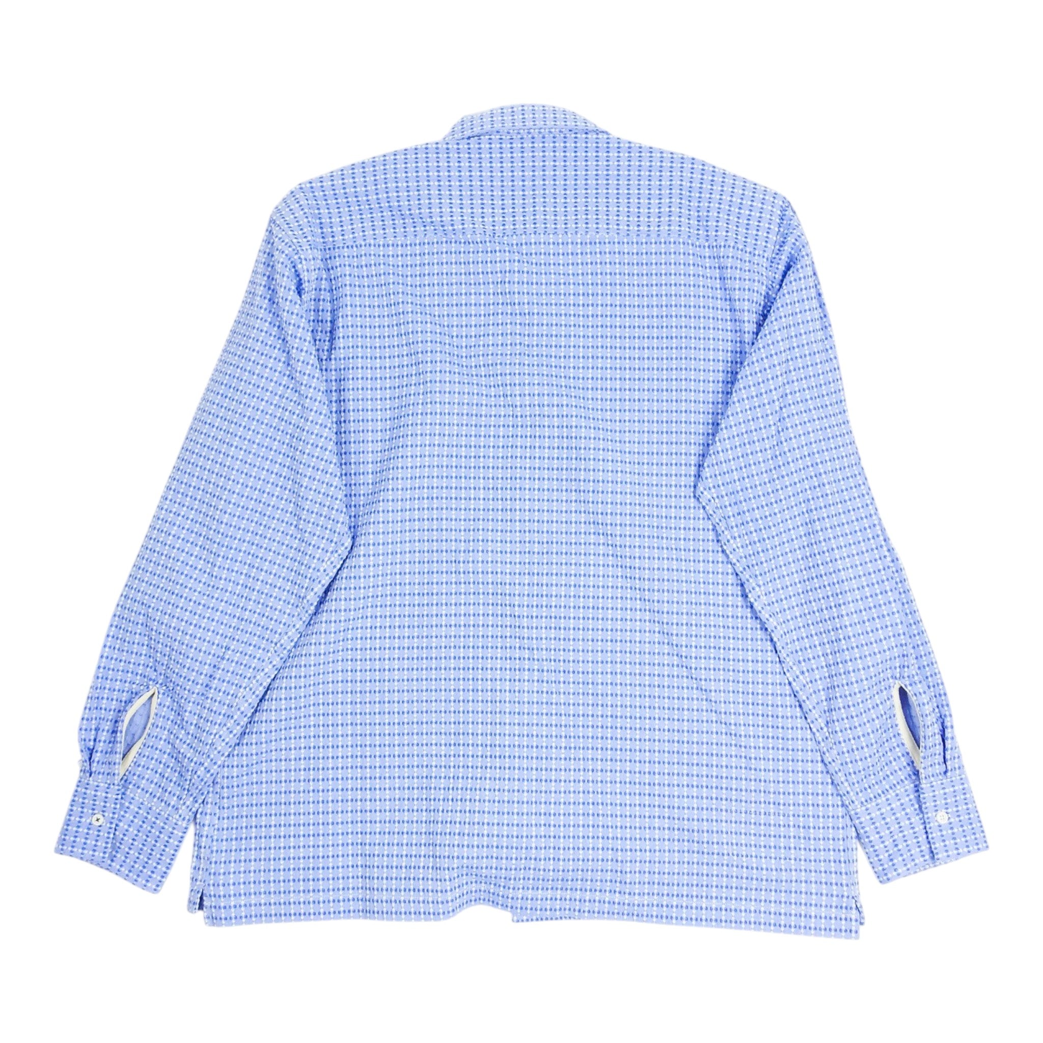 Universal Works Blue LS Camp Shirt Size 2XL