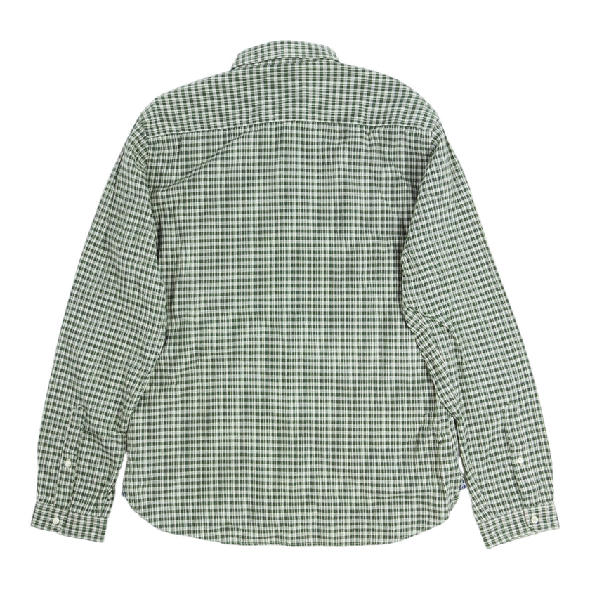 Oliver Spencer Green Check Shirt Size 16