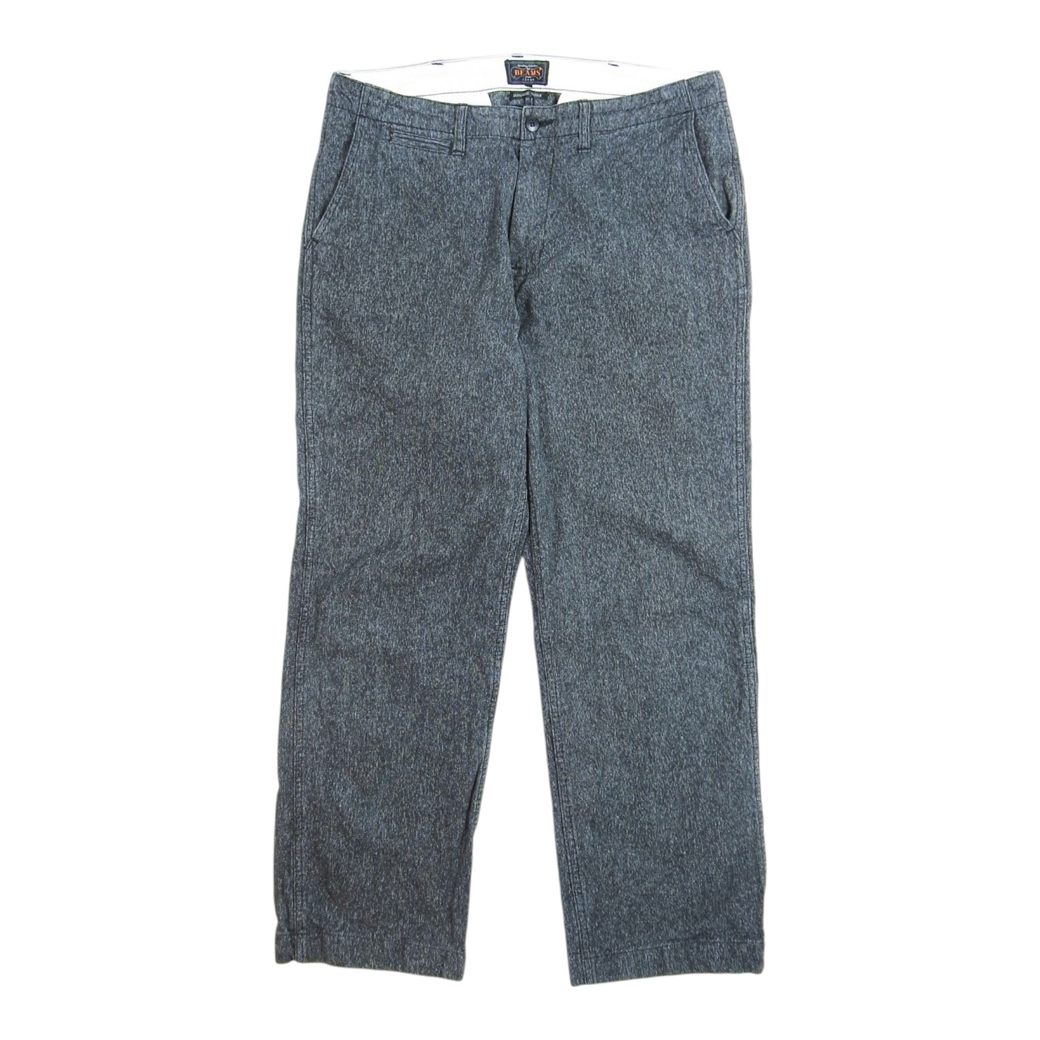 Beams+ Grey Trousers Size Large