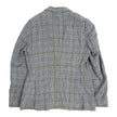 Eleventy Soft Jacket Grey Plaid Blazer Size 50