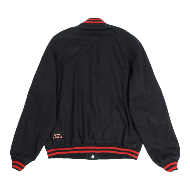 Saint Laurent Paris Denim Varsity Jacket Size Large