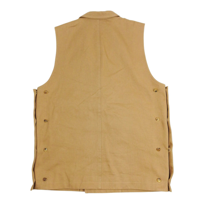 Stein Double Breasted Canvas Vest Size Medium