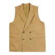 Stein Double Breasted Canvas Vest Size Medium