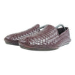 Bottega Veneta Maroon Woven Loafers Size 44