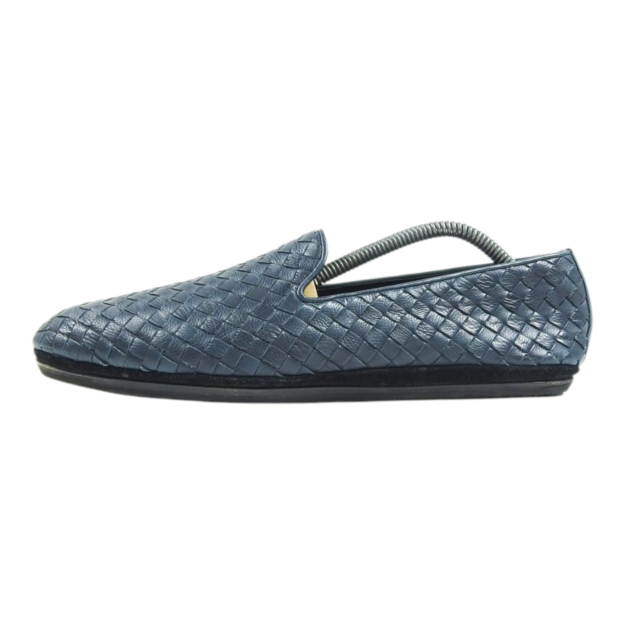 Bottega Veneta Navy Woven Loafers Size 44