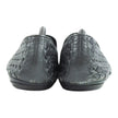 Bottega Veneta Dark Grey Woven Loafers Size 44