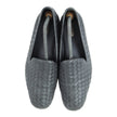 Bottega Veneta Dark Grey Woven Loafers Size 44