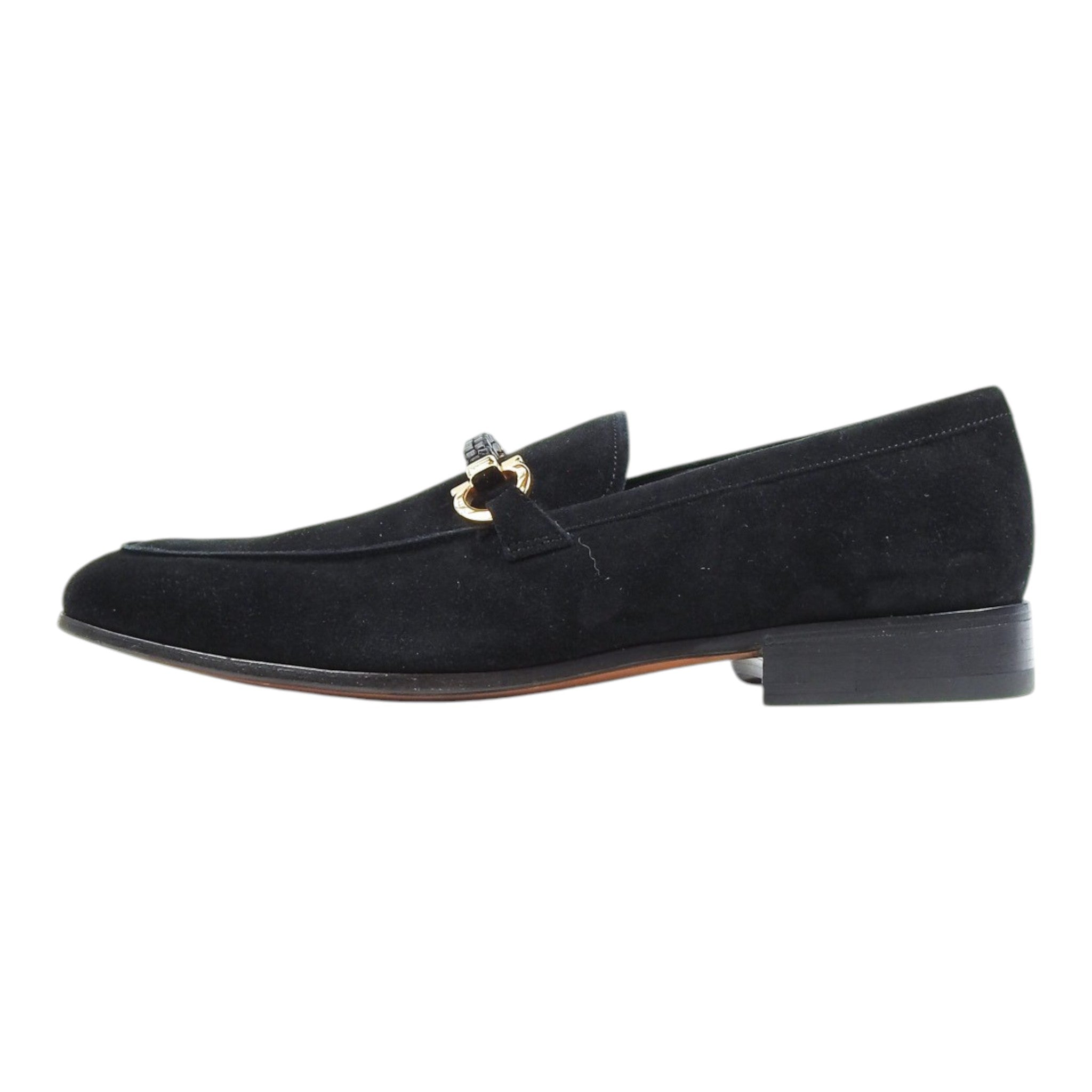 Salvatore Ferragamo Suede Horsebit Loafers Size 9.5