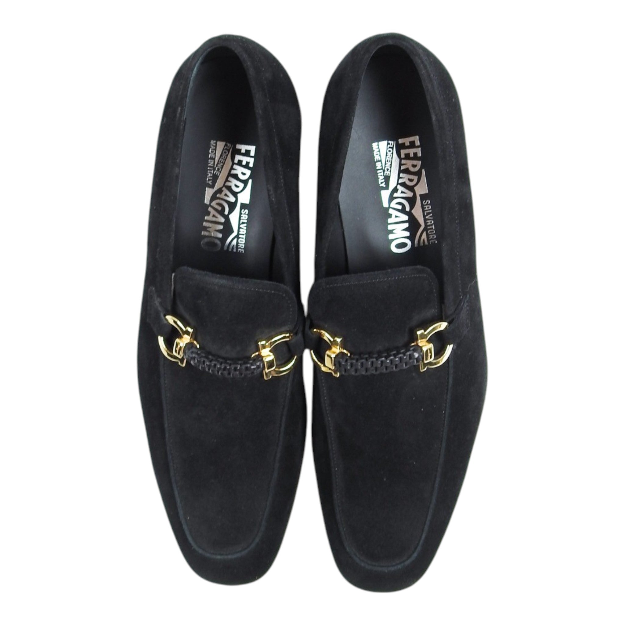 Salvatore Ferragamo Suede Horsebit Loafers Size 9.5