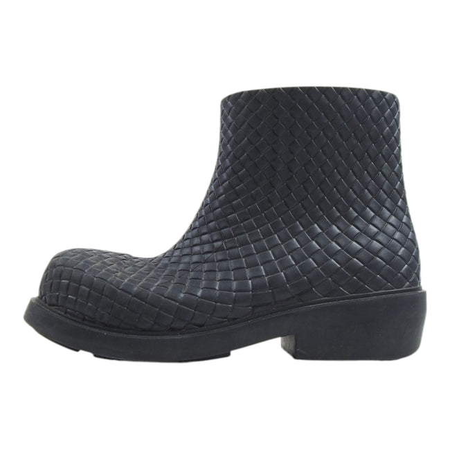Bottega Veneta Woven Rubber Boots Size 41