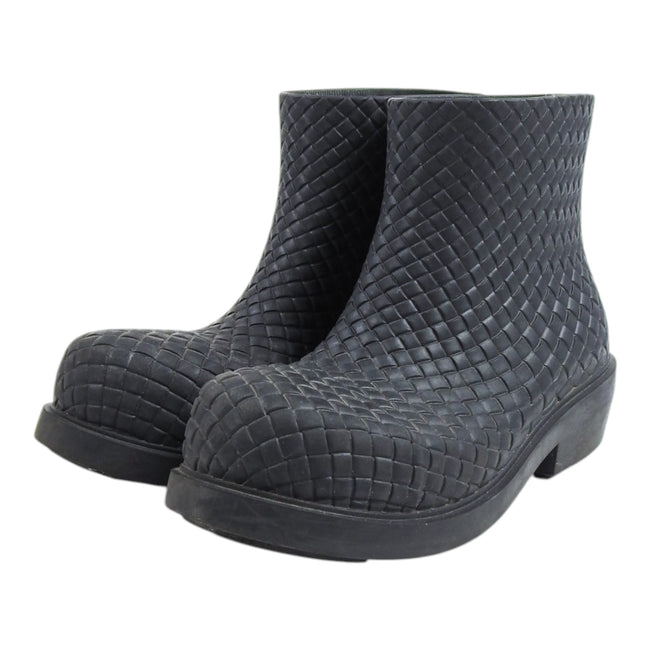 Bottega Veneta Woven Rubber Boots Size 41