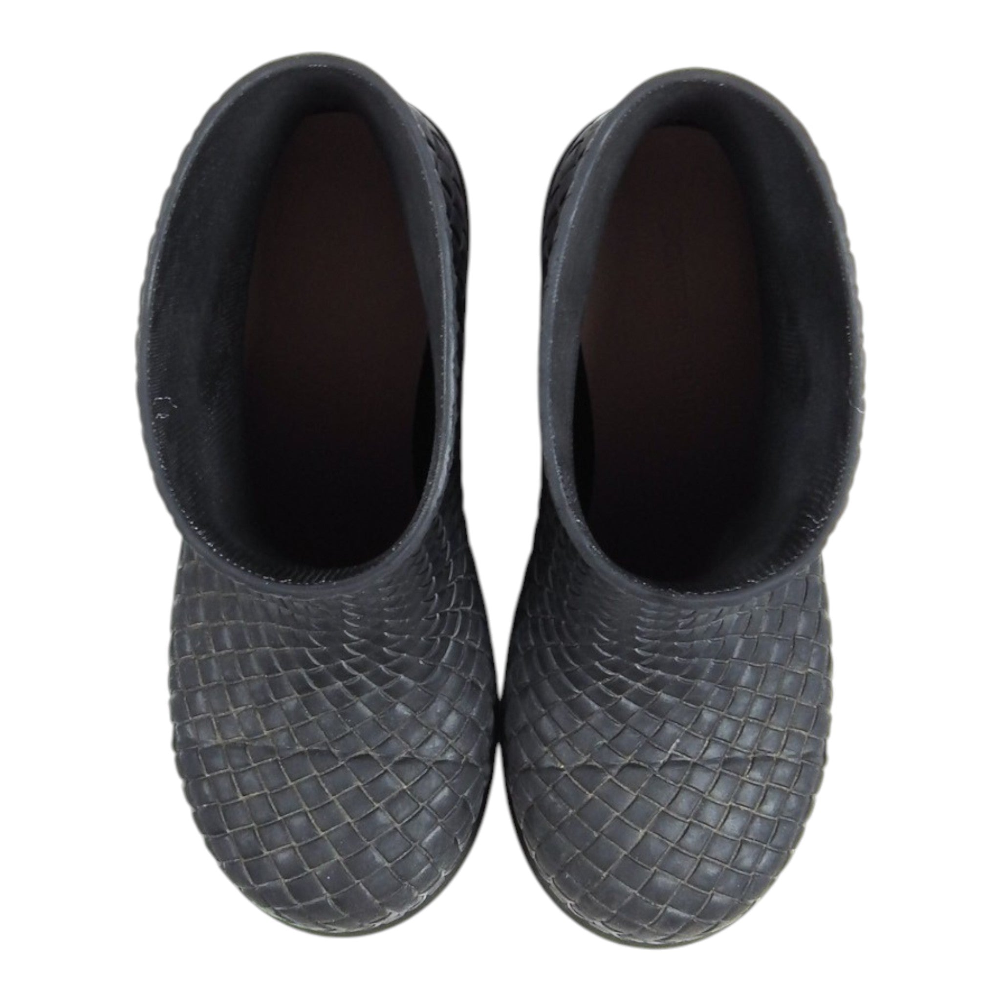 Bottega Veneta Woven Rubber Boots Size 41