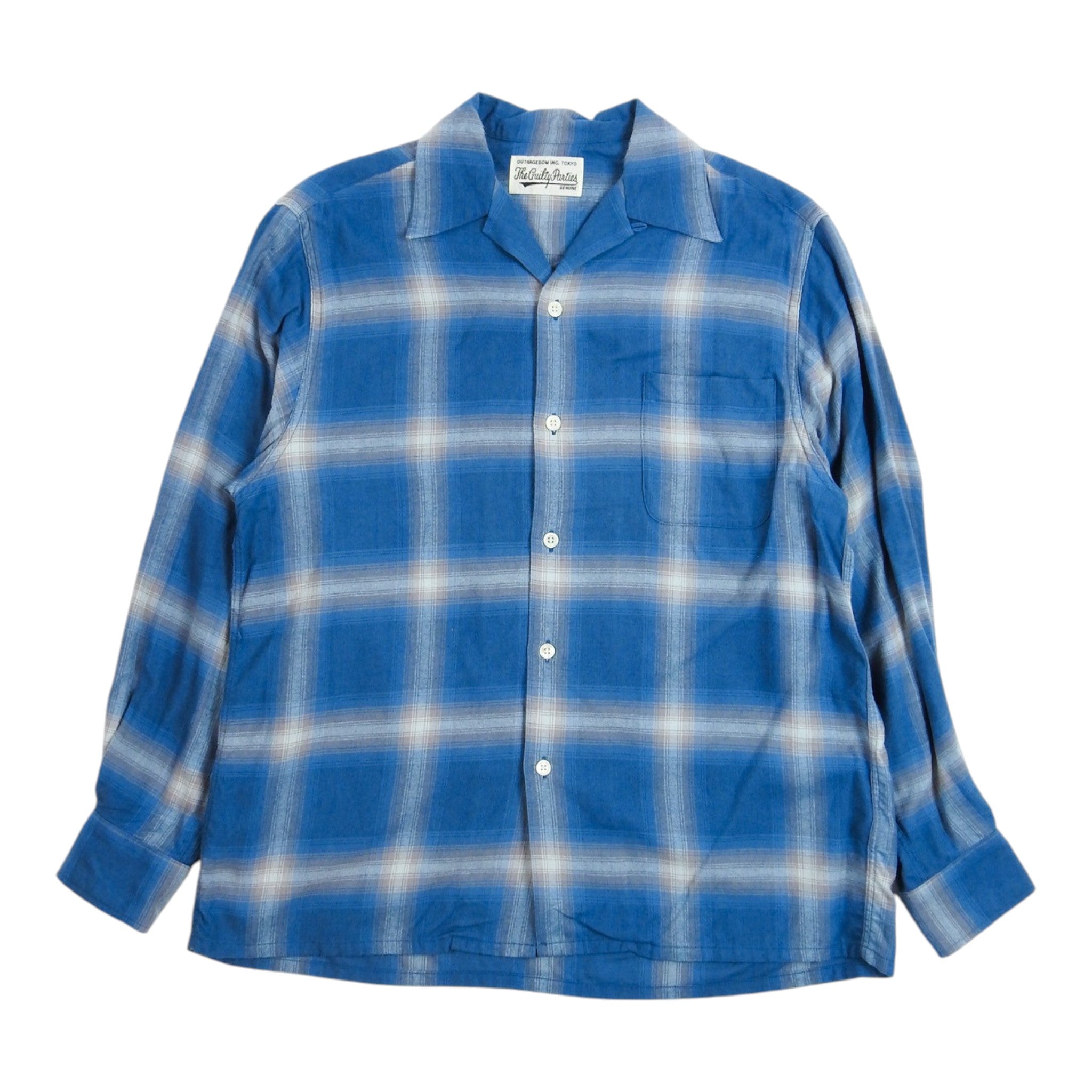 Wacko Maria Guilty Parties Tokyo Plaid Shirt Size Small