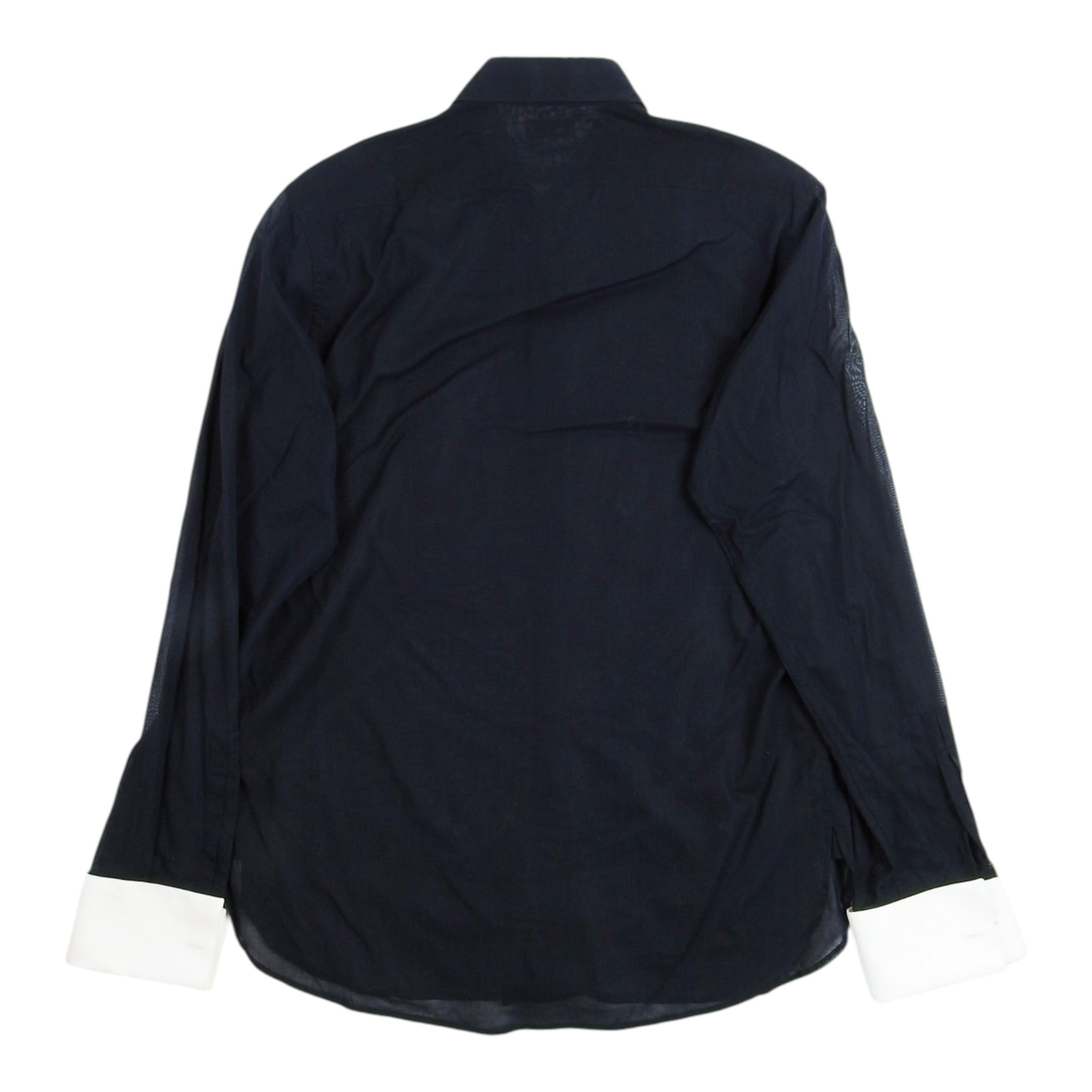 Saint Laurent Paris Contrast Tuxedo Shirt Size 15 1/2