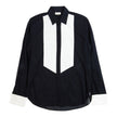 Saint Laurent Paris Contrast Tuxedo Shirt Size 15 1/2