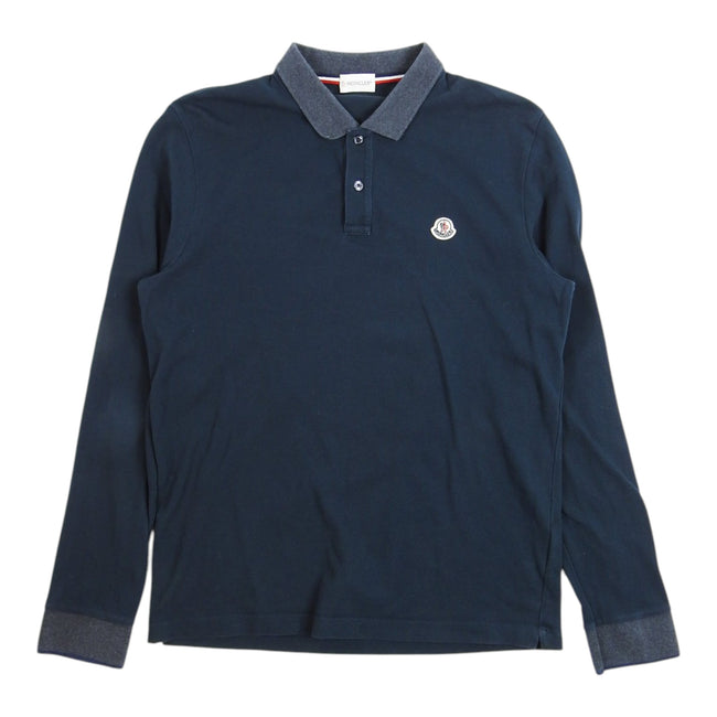 Moncler LS Polo Shirt Size Large