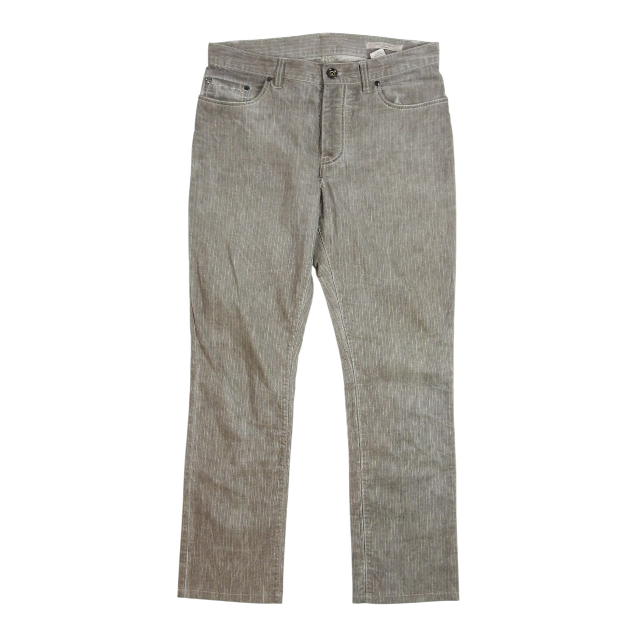 John Varvatos Grey Pinstripe Trousers Size 30
