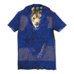 Jean Paul Gaultier Maille Tiger SS Polo Shirt Size Large