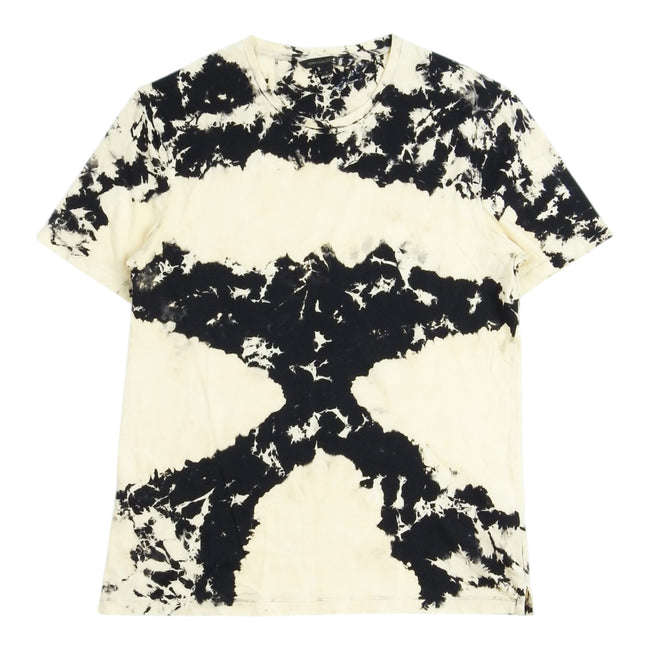 John Varvatos Cream and Black T-Shirt Size Small