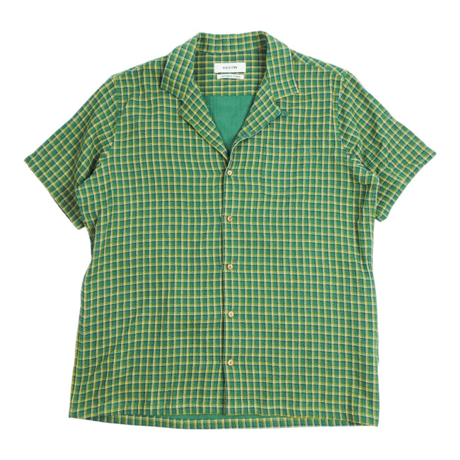 Kestin Green Check SS Shirt Size 2XL