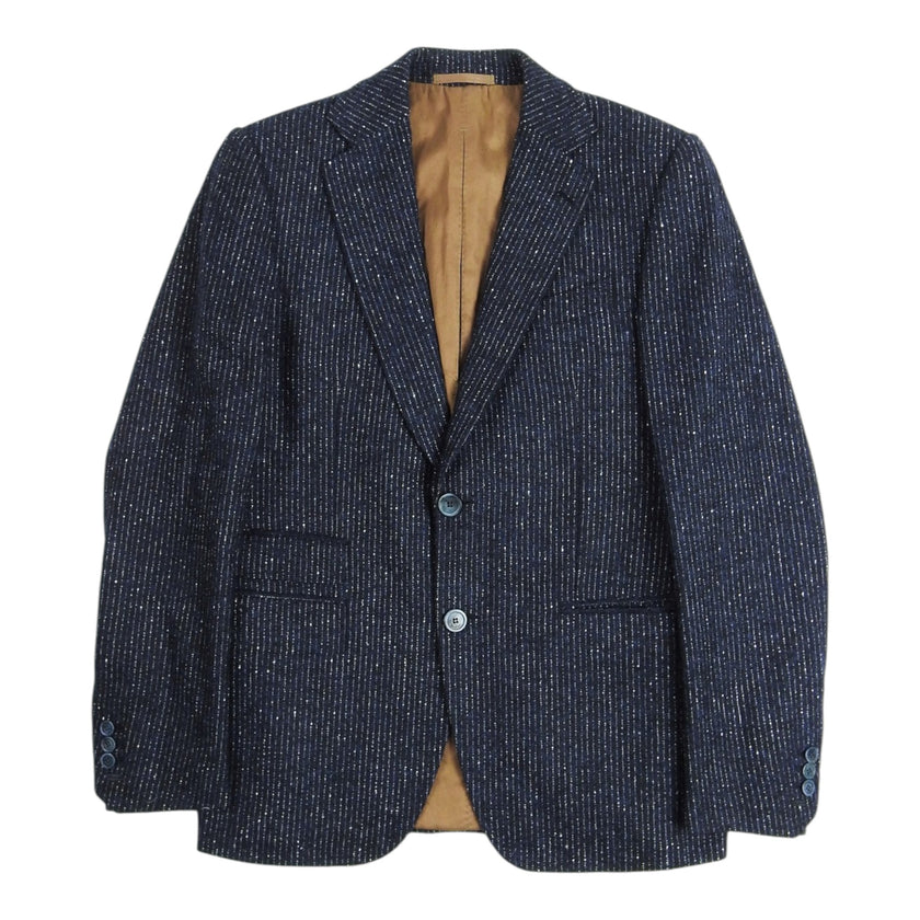Berluti Striped Navy Blazer Size 48