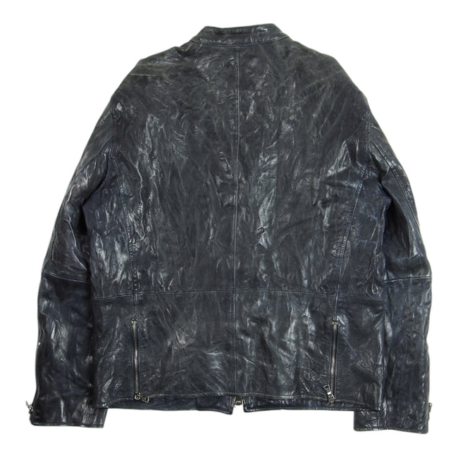 John Varvatos Leather Jacket Size 50