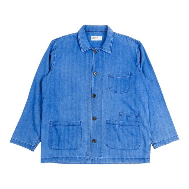 Universal Works Chambray Overshirt Size Large