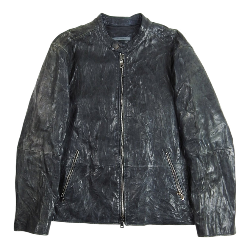 John Varvatos Leather Jacket Size 50