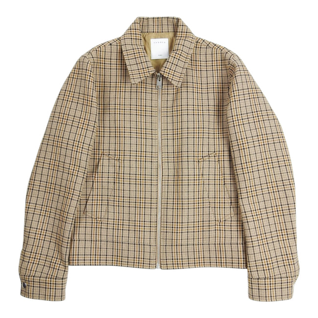 Sandro Check Jacket Size Medium