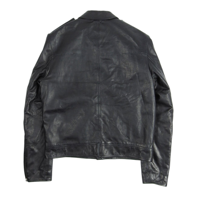 Dior Leather Moto Jacket Size 50