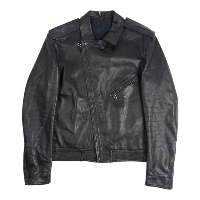 Dior Leather Moto Jacket Size 50