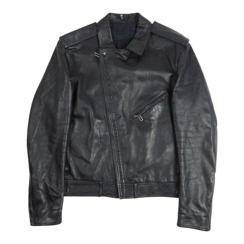 Dior Leather Moto Jacket Size 50