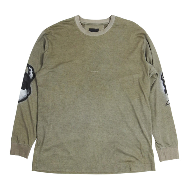 Givenchy Green LS T-Shirt Size Small