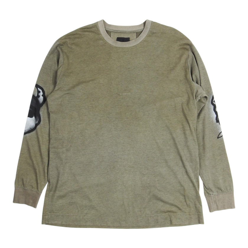 Givenchy Green LS T-Shirt Size Small