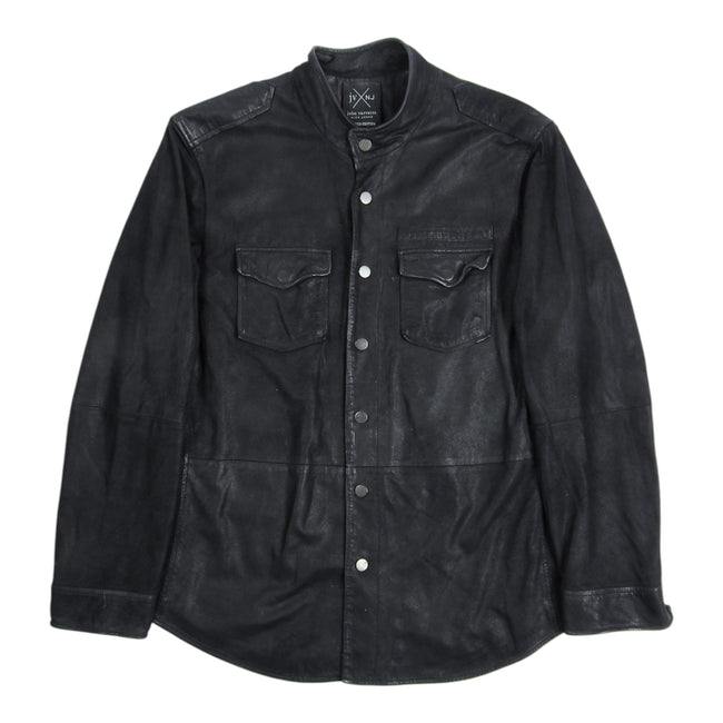 John Varvatos x Nick Jonas Leather Jacket Size 50