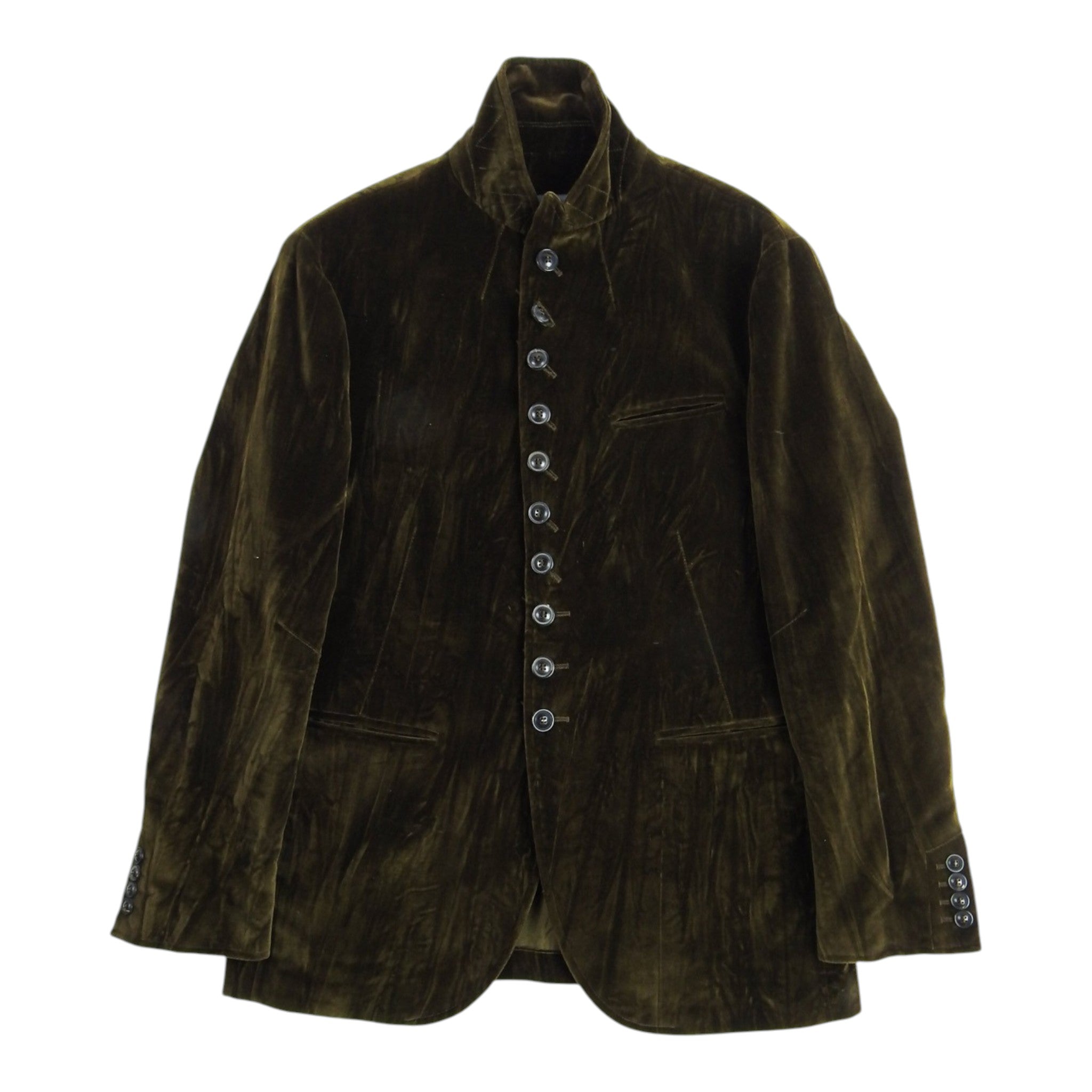 John Varvatos Brown Velour Jacket Size 50
