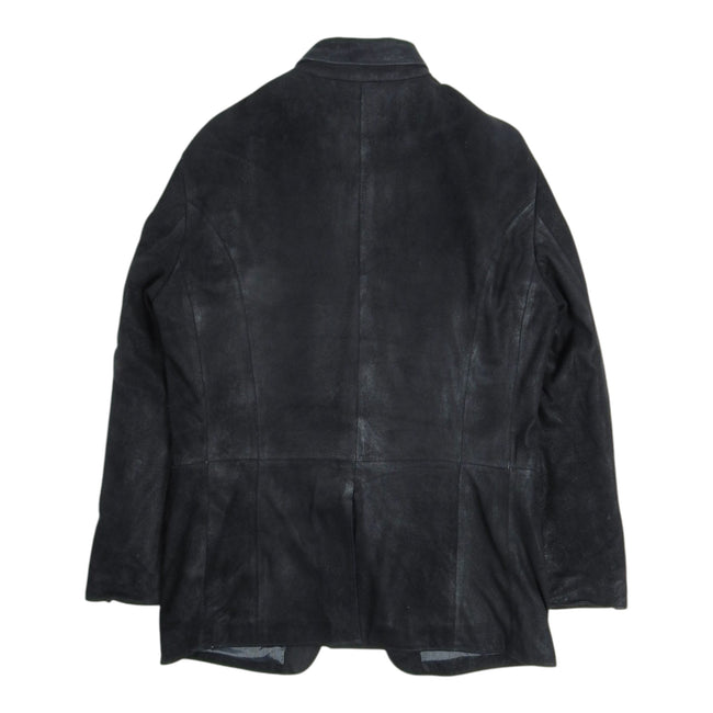 John Varvatos Suede Button Up Jacket Size Large