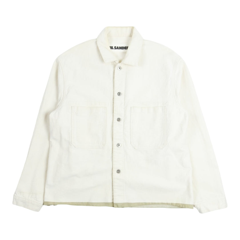 Jil Sander Off White Denim Jacket Size Large