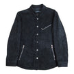 John Varvatos Suede Snap Jacket Size Large