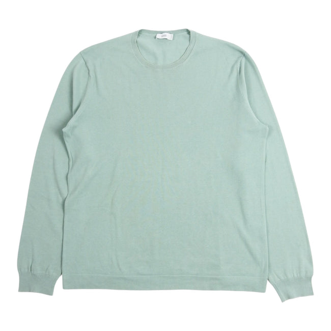 Closed Green Crewneck Sweater Size Large