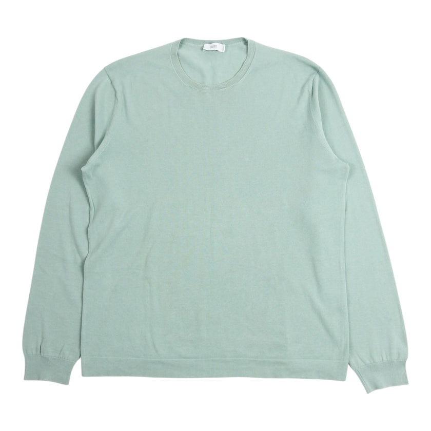 Closed Green Crewneck Sweater Size Large