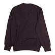 Dolce & Gabbana Maroon V Neck Sweater Size 54