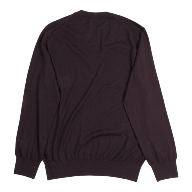 Dolce & Gabbana Maroon V Neck Sweater Size 54
