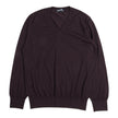 Dolce & Gabbana Maroon V Neck Sweater Size 54