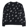 Sandro Music Note Sweatshirt Size Large