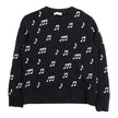 Sandro Music Note Sweatshirt Size Large