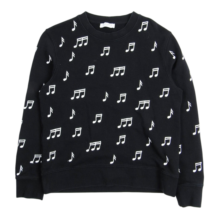 Sandro Music Note Sweatshirt Size Large