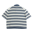 Jil Sander Striped Terrycloth SS Polo Shirt Size 52